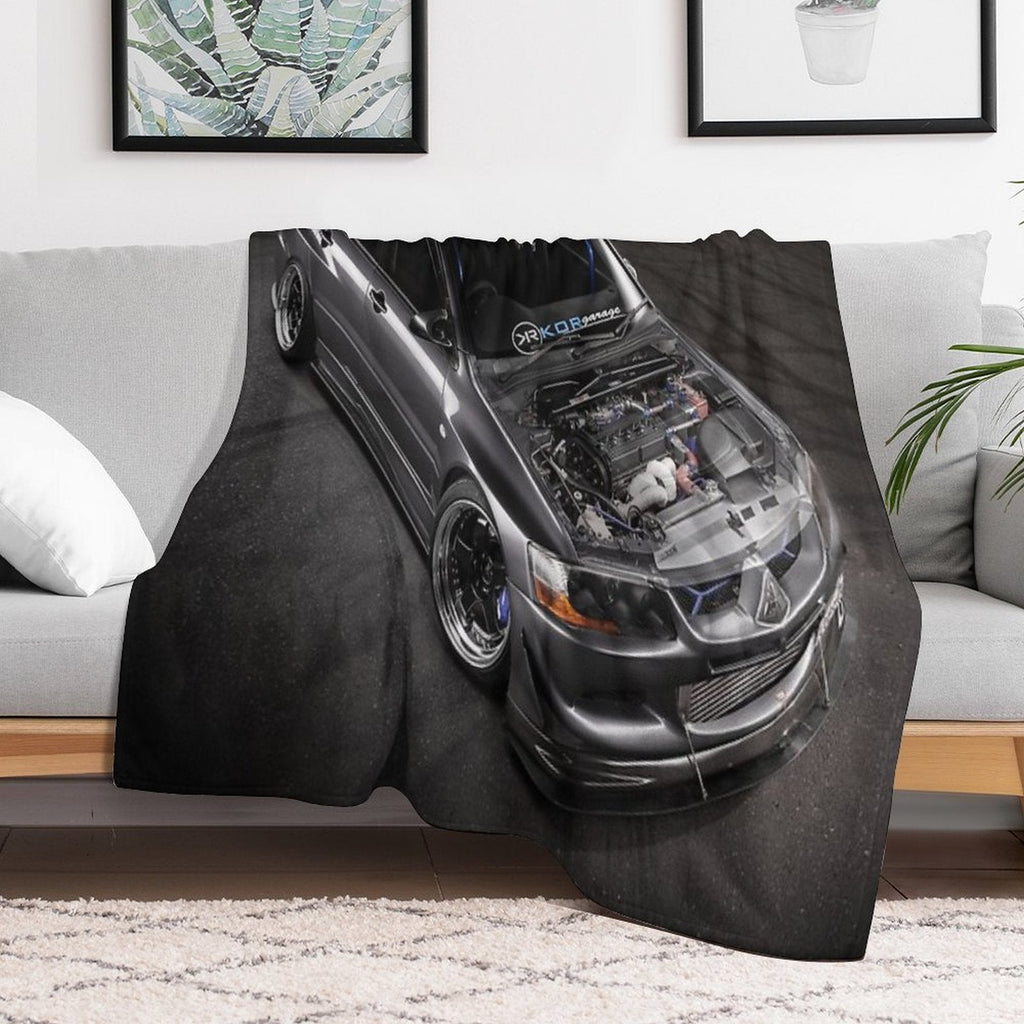 Matt Baxter's Mitsubishi Evolution Throw Blanket